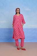 Amalfi Linen Dolman Kurta Set