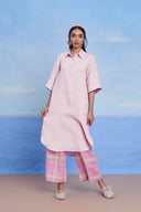 Fleur Linen Women's Shirt Kurta