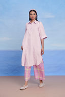 Fleur Linen Women's Shirt Kurta