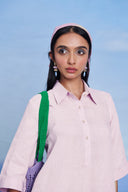 Fleur Linen Women's Shirt Kurta