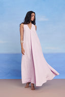 Fleur Linen Flared Dress