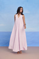 Fleur Linen Flared Dress