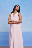 Fleur Linen Flared Dress