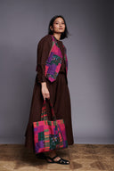 Co-Linen Patchwork Kantha Waistcoat - Sale