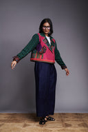 Neel Linen Wide Pleated Trousers