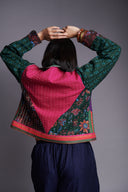 Co-linen Kantha Bolero Jacket