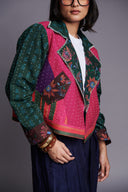 Co-linen Kantha Bolero Jacket