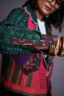 Co-linen Kantha Bolero Jacket