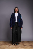 Kohl Linen Wide Pleated Trousers