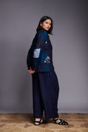 Neel Linen Wide Pleated Trousers