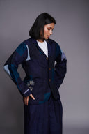 Neel Linen Wide Pleated Trousers