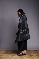 Patchwork Linen Kantha Drape Overlay