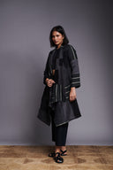 Patchwork Linen Kantha Drape Overlay