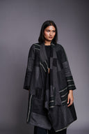 Patchwork Linen Kantha Drape Overlay