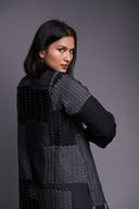 Patchwork Linen Kantha Drape Overlay