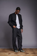 Kohl Linen Unisex Quilted Bomber Jacket