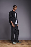 Kohl Linen Unisex Quilted Bomber Jacket