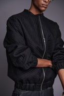 Kohl Linen Unisex Quilted Bomber Jacket