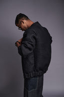 Kohl Linen Unisex Quilted Bomber Jacket