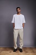 Taj Linen Men's Woven T-shirt