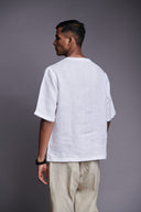 Taj Co-Linen Men's Woven T-shirt - Sale