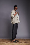 Undyed Linen Men's Hoodie
