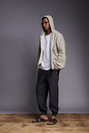 Undyed Linen Men's Hoodie