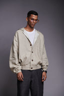 Undyed Linen Men's Hoodie