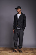 Kohl Linen Men's Panelled Bomber Jacket