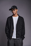 Kohl Linen Men's Panelled Bomber Jacket