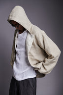 Undyed Linen Men's Hoodie