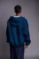 Indigo Linen Men's Hoodie