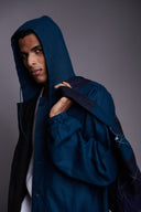 Indigo Linen Men's Hoodie