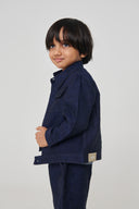 Neel Linen Denim Boys Shorts