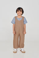 Mousse Linen Boys Overalls