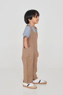 Mousse Linen Boys Overalls