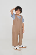 Mousse Linen Boys Overalls