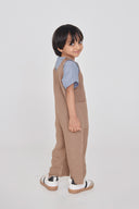 Mousse Linen Boys Overalls