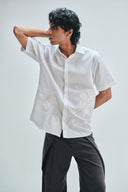 Taj Co-Linen Embroidered Men’s Applique Half Sleeves Shirt