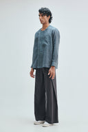 Pebble Co-Linen Men’s Overfold Trousers