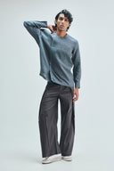 Pebble Co-Linen Men’s Overfold Trousers