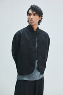 Kohl Co-Linen Men’s Mandarin Collar Jacket