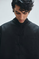 Kohl Co-Linen Men’s Mandarin Collar Jacket