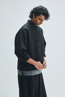 Kohl Co-Linen Men’s Mandarin Collar Jacket