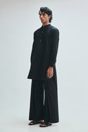Kohl Co-Linen Men's Pleated Yoke Kurta
