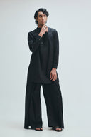 Kohl Co-Linen Men's Pleated Yoke Kurta