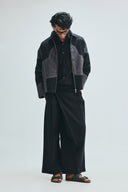 Linen Kantha Men’s Applique Panelled Jacket