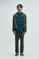 Pine Co-Linen Men's Track Jacket