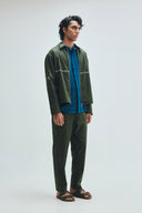 Pine Co-Linen Men's Track Jacket