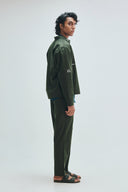 Pine Co-Linen Men's Track Jacket